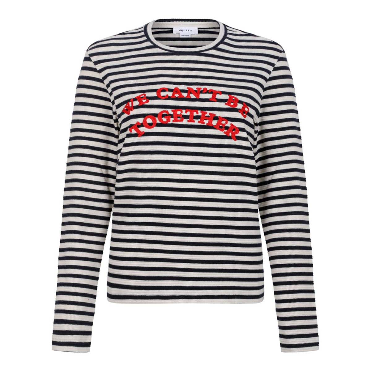 Striped Long-Sleeve T-Shirt In Cotton