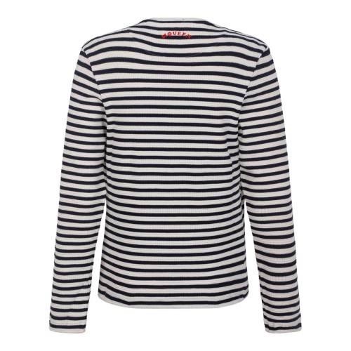 Striped Long-Sleeve T-Shirt In Cotton 2