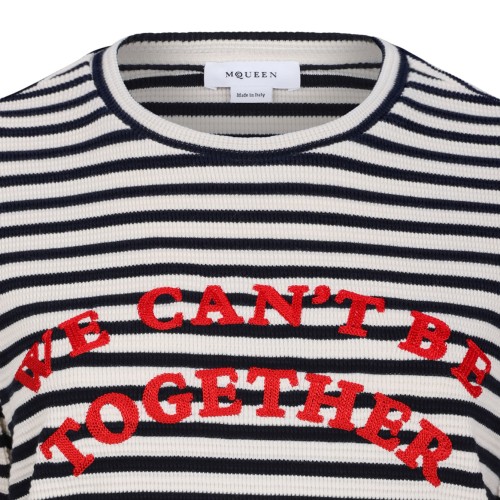 Striped Long-Sleeve T-Shirt In Cotton