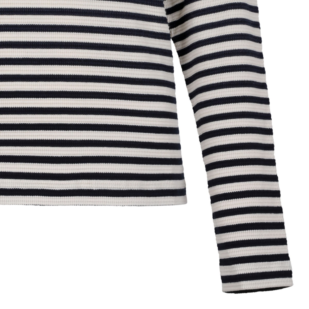 Striped Long-Sleeve T-Shirt In Cotton