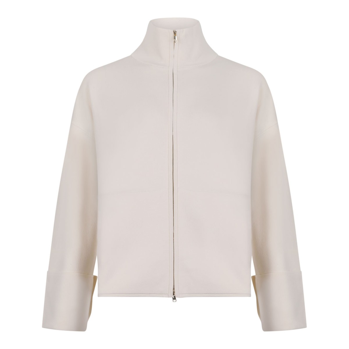 Ivory White Boxy Cardigan