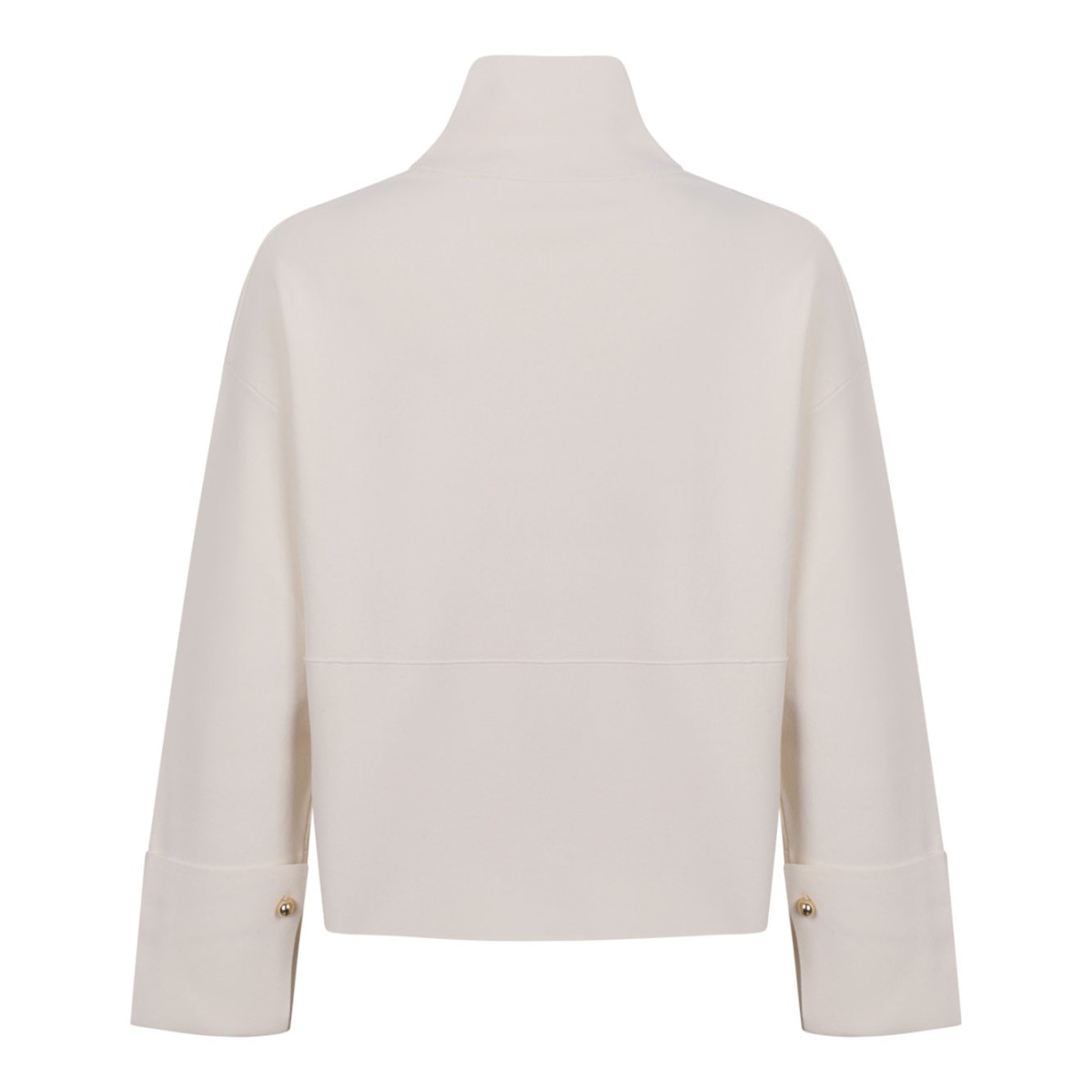 Ivory White Boxy Cardigan