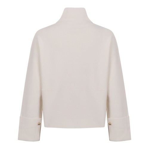 Ivory White Boxy Cardigan