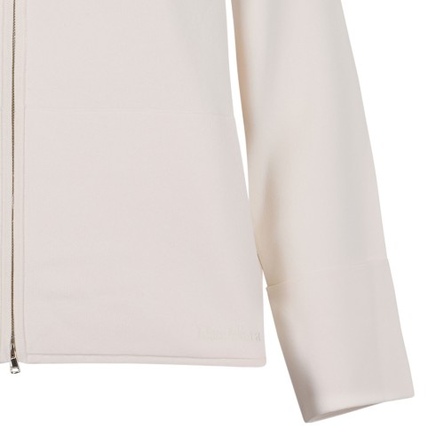 Ivory White Boxy Cardigan