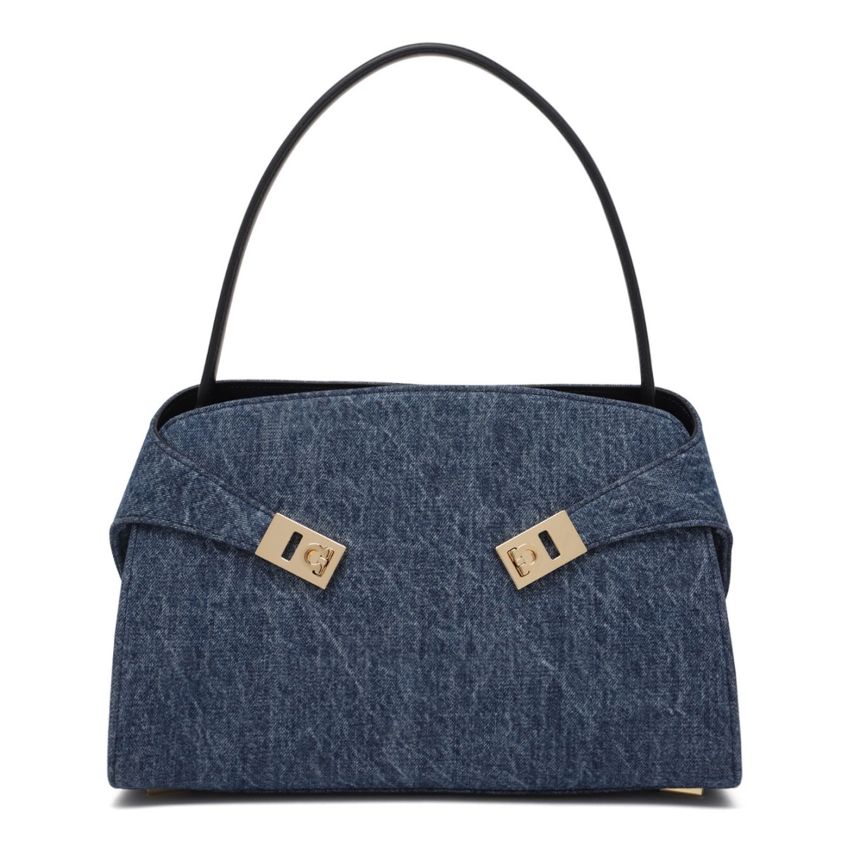 Midnight Blue Hug Soft Shoulder Bag
