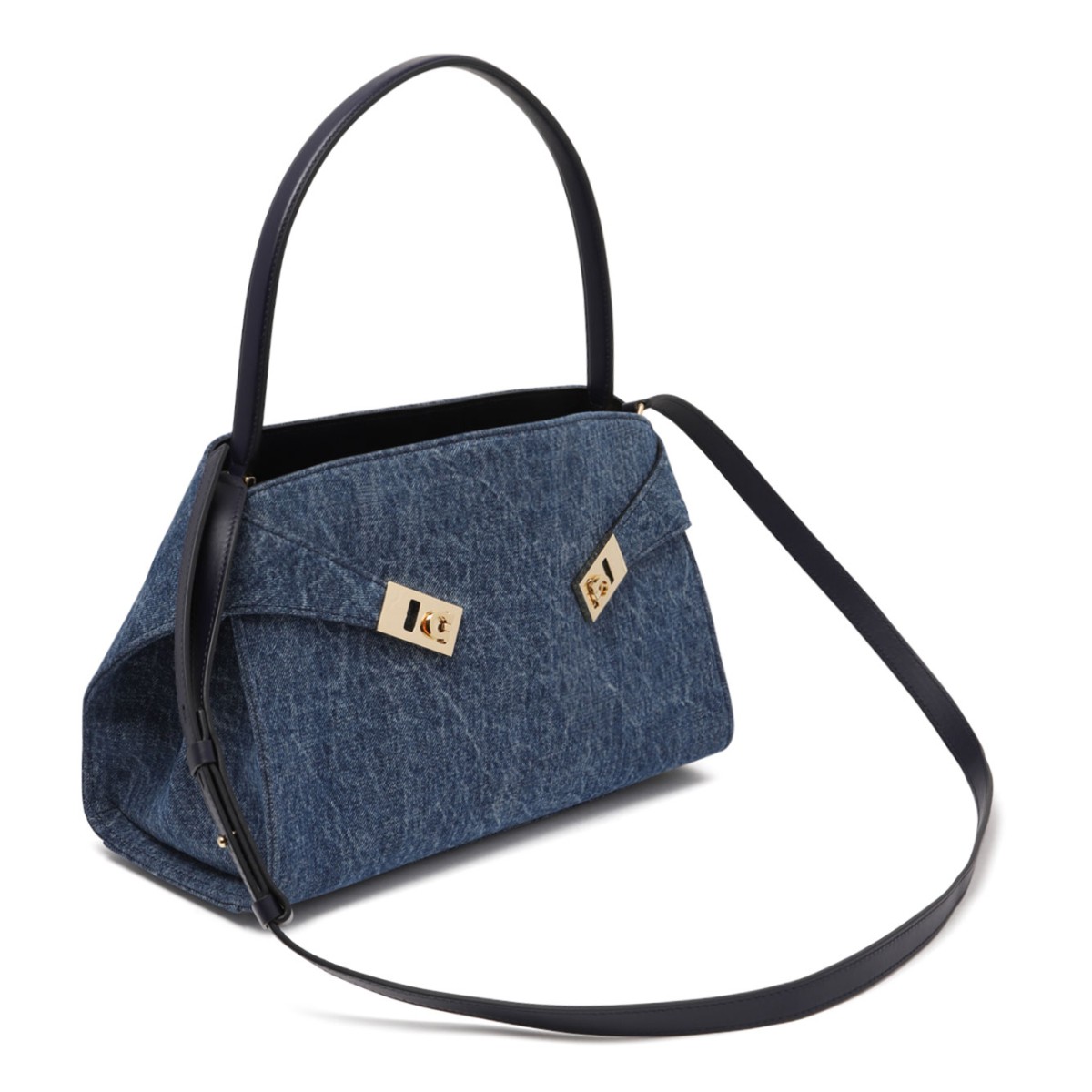 Midnight Blue Hug Soft Shoulder Bag
