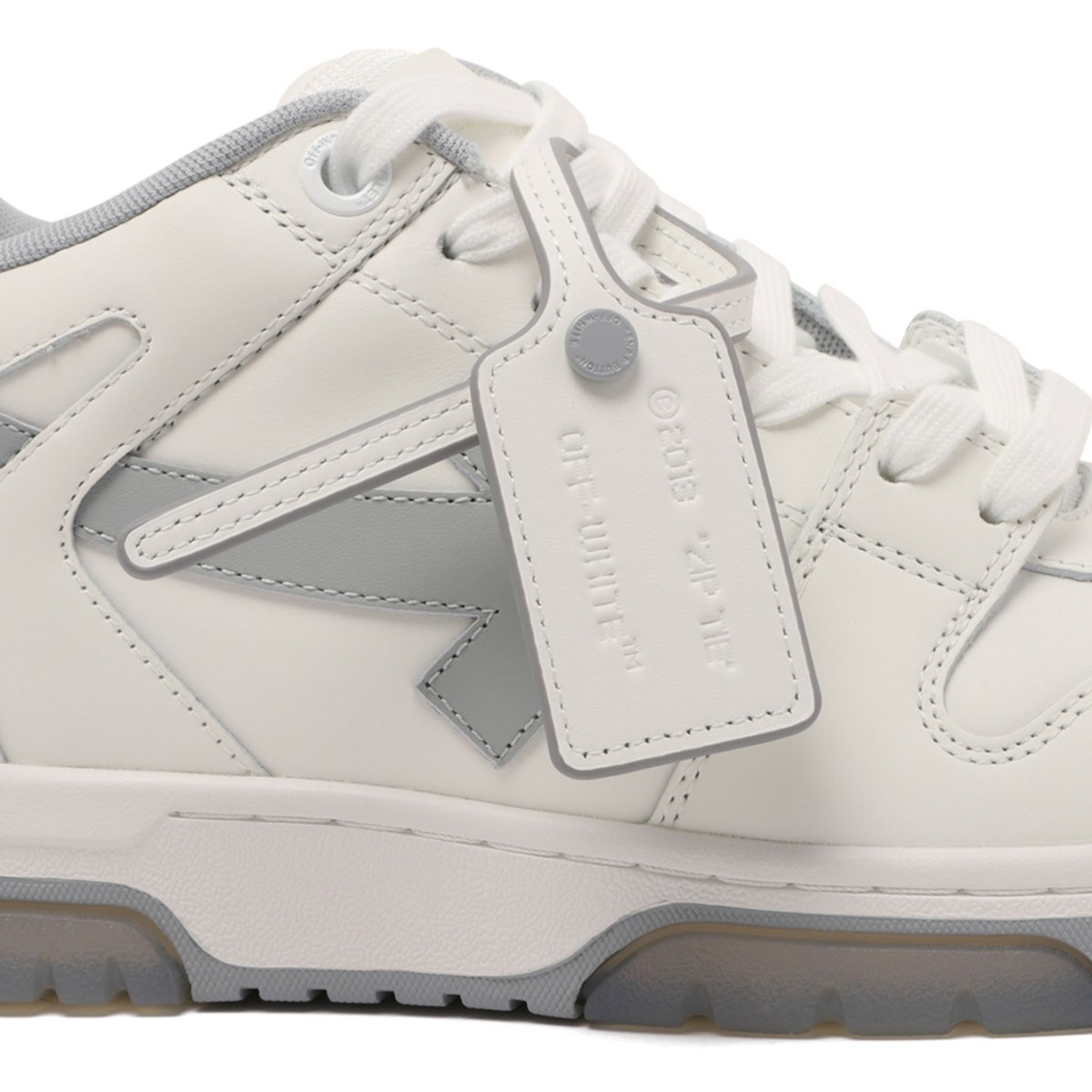 White and Grey Out Of Office Sneakers