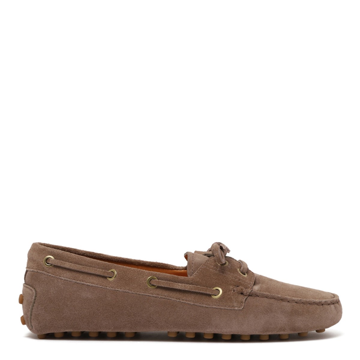 Brown Suede Leather Loafers