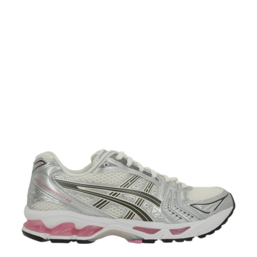 Cream and Pink Gel-Kayano 14 Sneakers