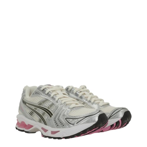 Cream and Pink Gel-Kayano 14 Sneakers 2