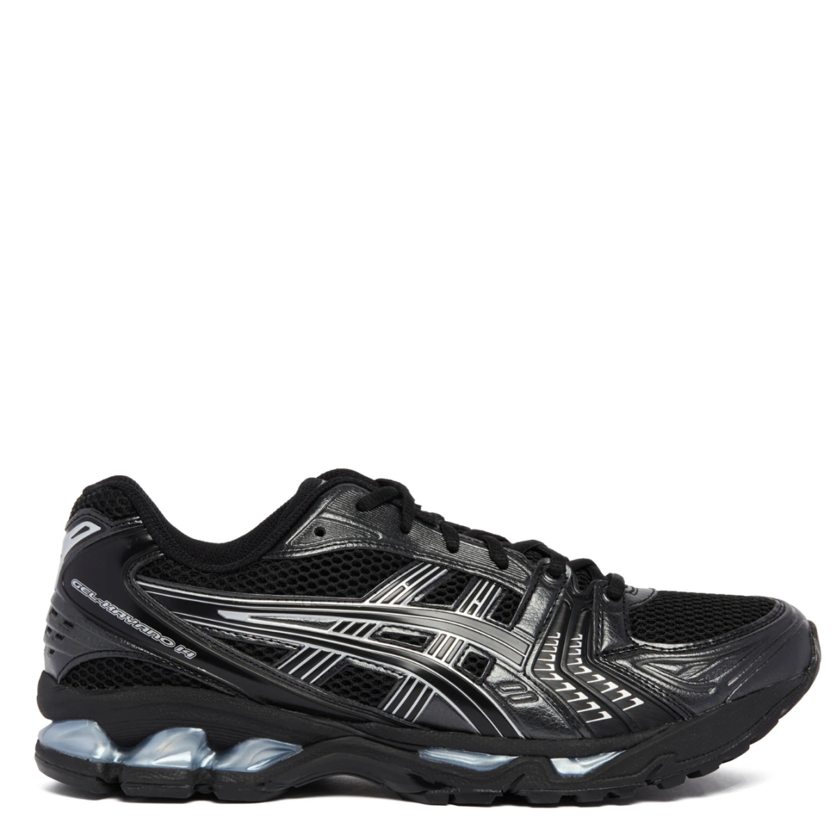 Black and Pure Silver Gel-Kayano 14 Sneakers