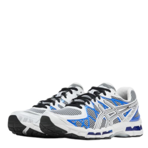 White and Illusion Blue Gel-Kayano 20 Sneakers 2