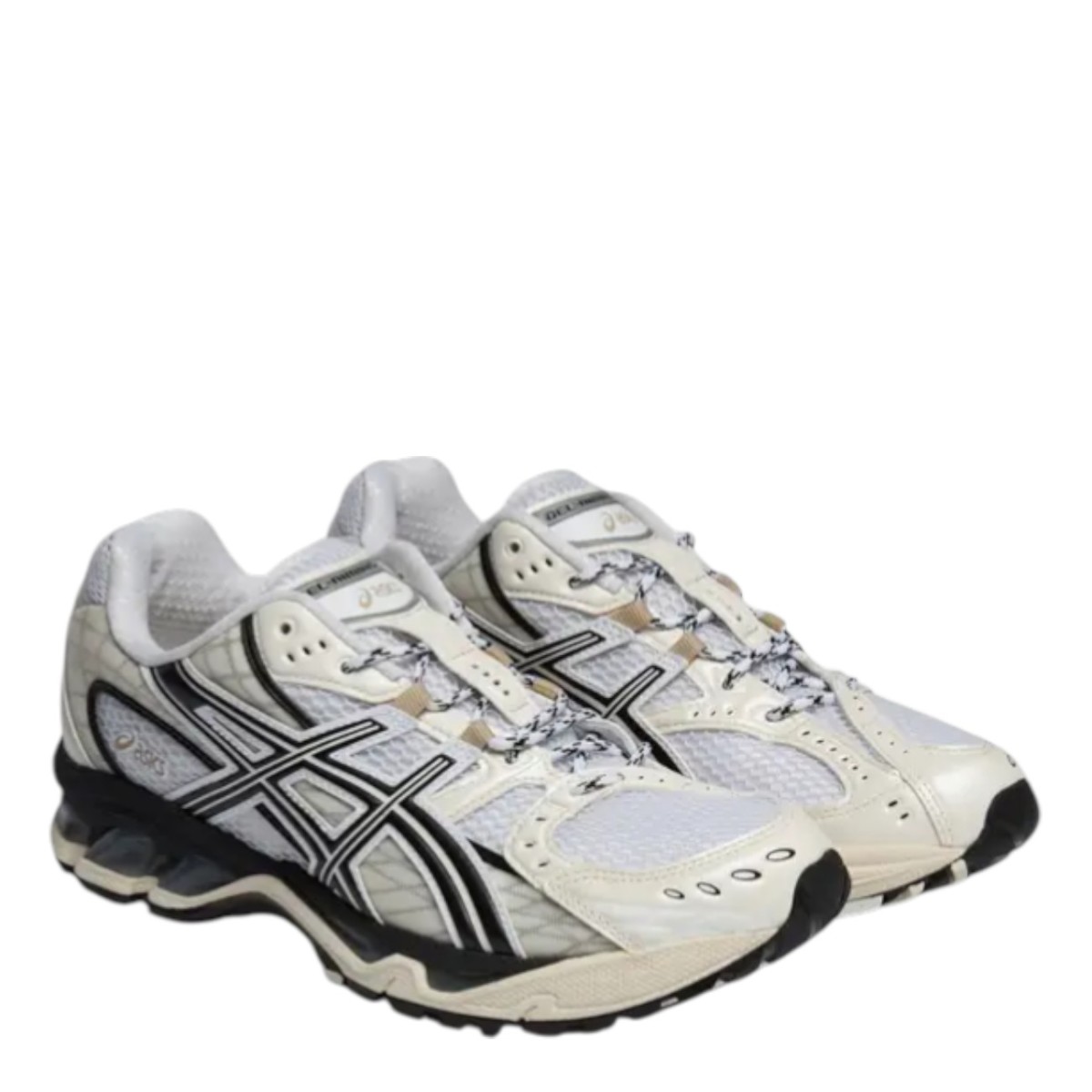 White and Ivory Gel-Nimbus 10.1 Sneakers