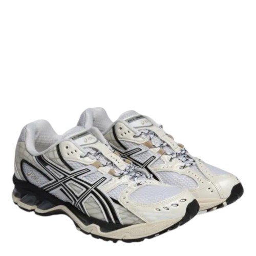 White and Ivory Gel-Nimbus 10.1 Sneakers