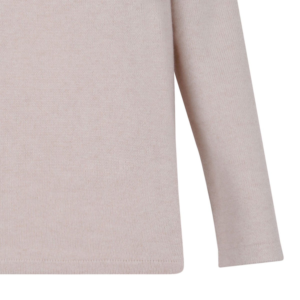Beige Wool Blend Sweater