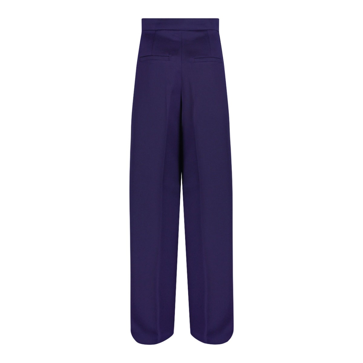 Dark Purple Oversized Low-Waisted Trousers
