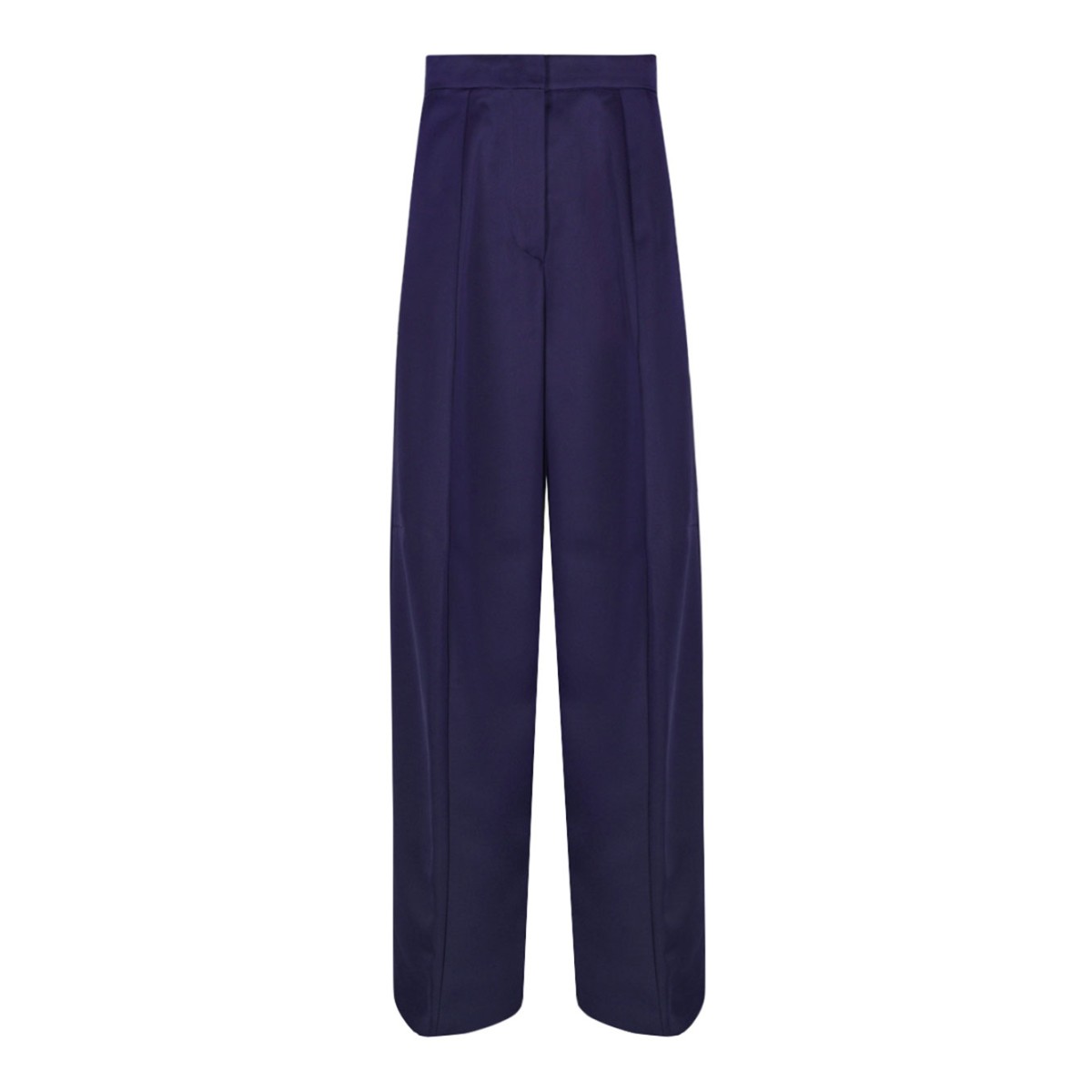 Dark Purple Oversized Low-Waisted Trousers
