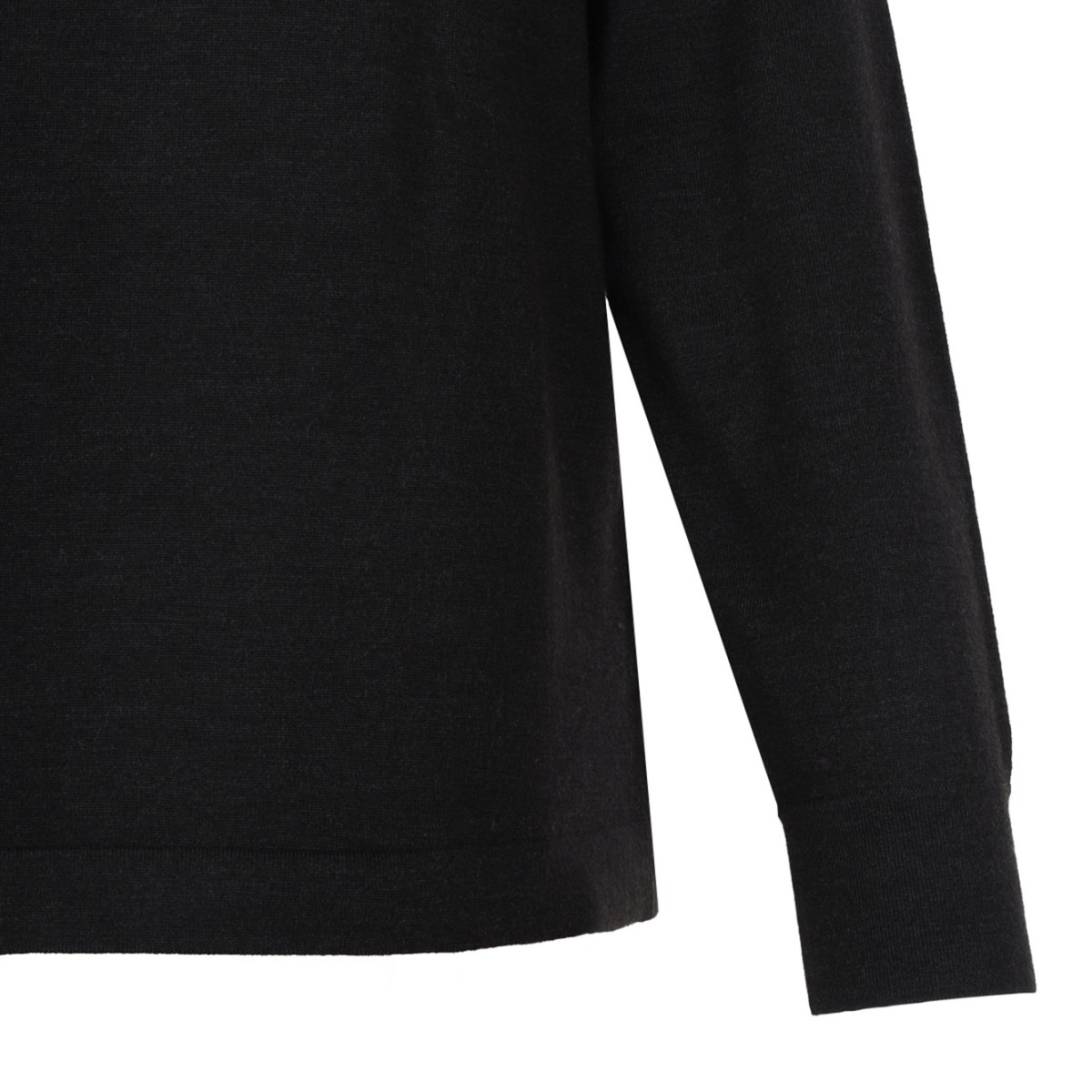 Brown High Neck Knitwear