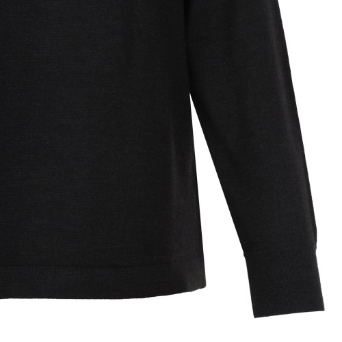 Brown High Neck Knitwear