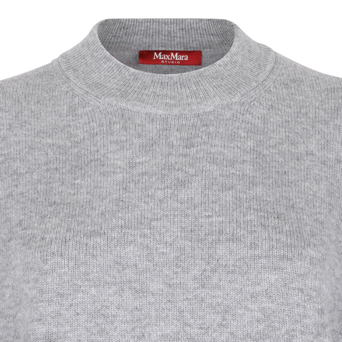 Light Grey Wool Blend Sweater