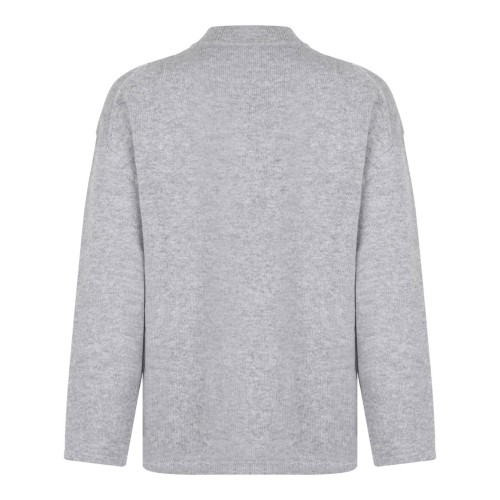 Light Grey Wool Blend Sweater