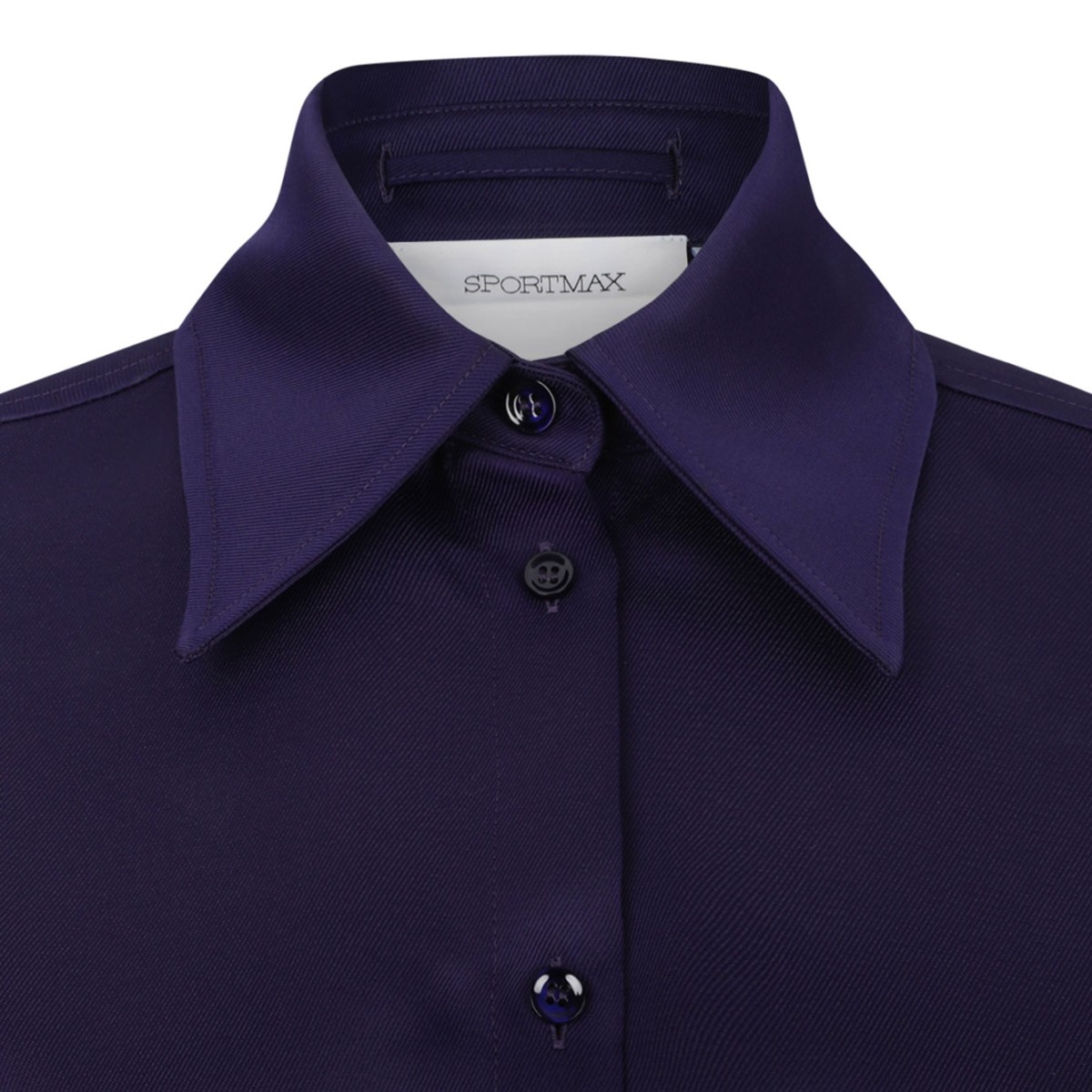 Dark Purple Fitted Shirt