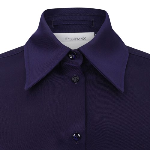 Dark Purple Fitted Shirt