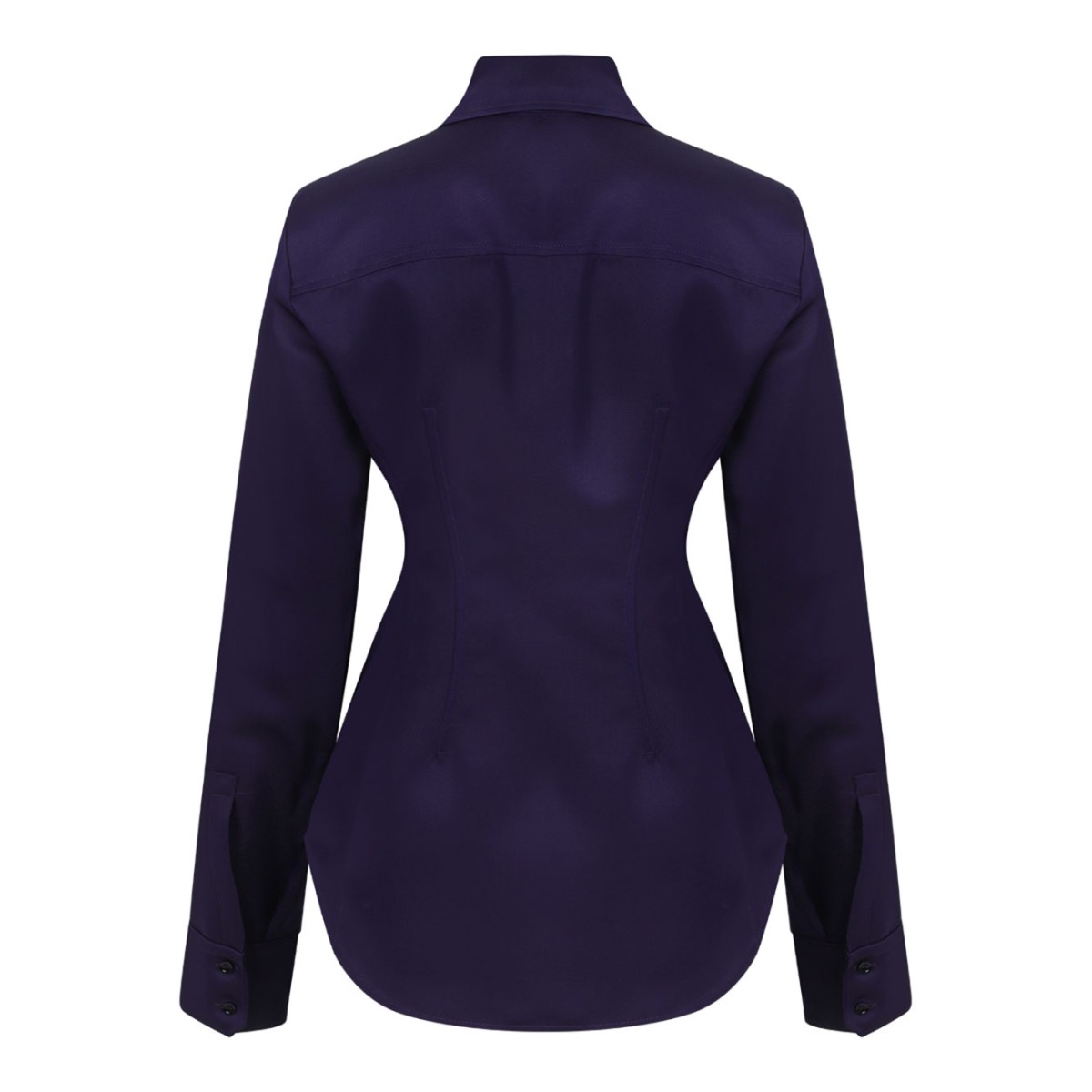 Dark Purple Fitted Shirt