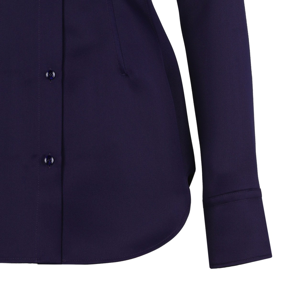 Dark Purple Fitted Shirt