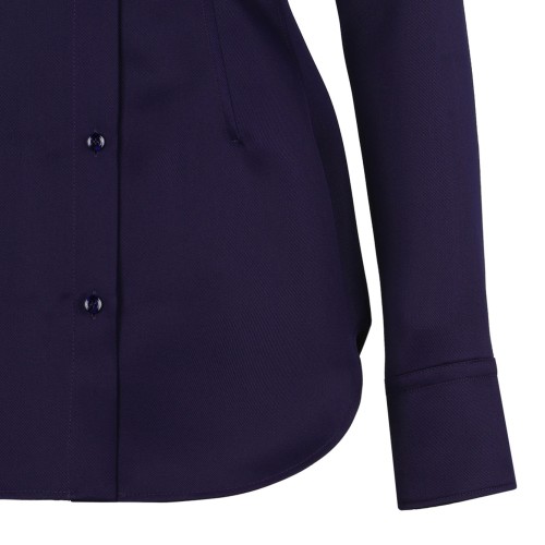 Dark Purple Fitted Shirt