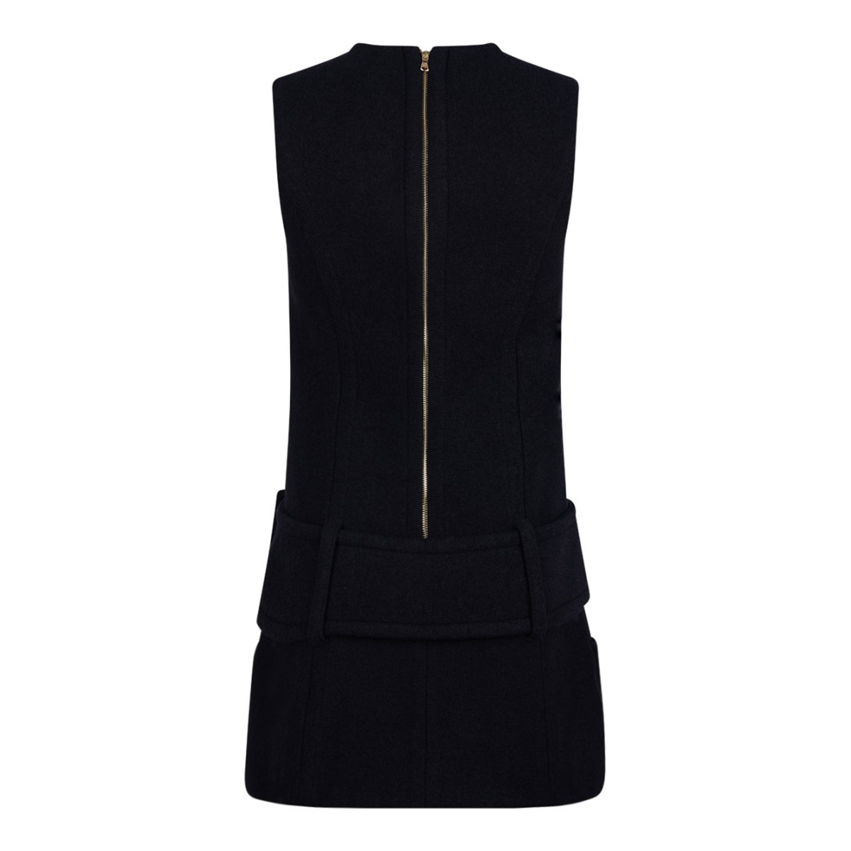 Black Belted Mini Dress