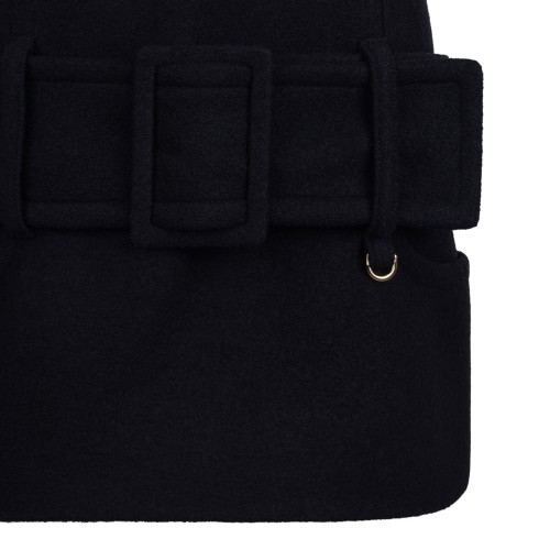 Black Belted Mini Dress