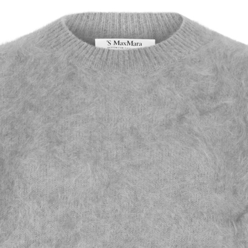 Light Grey Brushed Cashmere Sweater