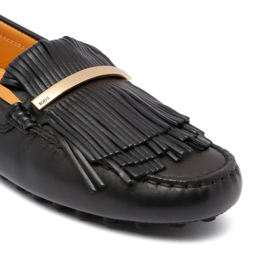 Black Leather Loafers
