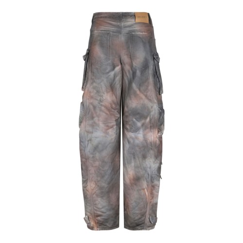 Grey Rust Fern Fade Long Pants