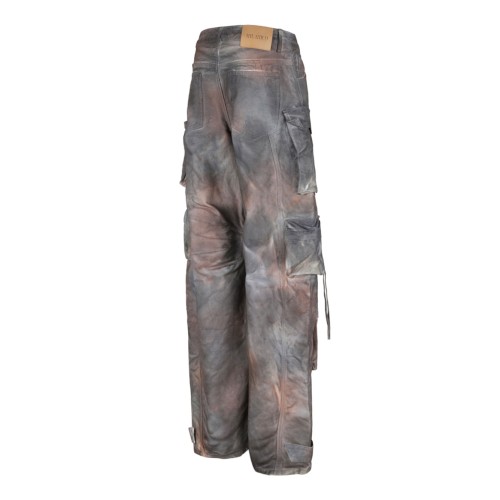 Grey Rust Fern Fade Long Pants