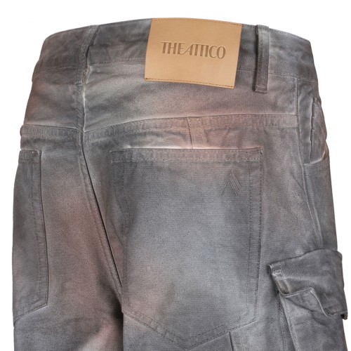 Grey Rust Fern Fade Long Pants