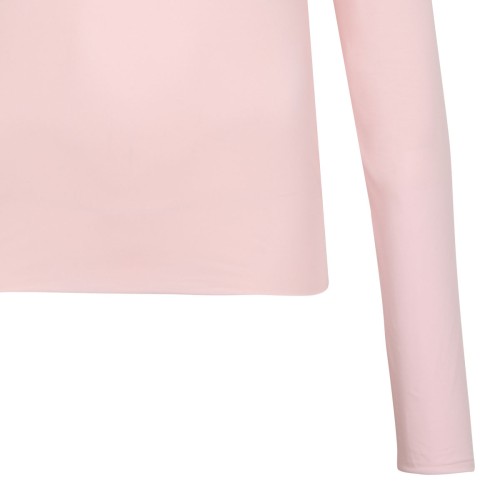 Blush Pink Turtleneck Long Sleeve Top