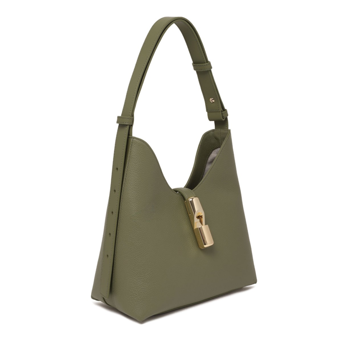Avocado Leather Shoulder Bag