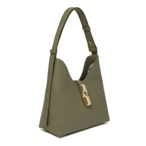 Avocado Leather Shoulder Bag