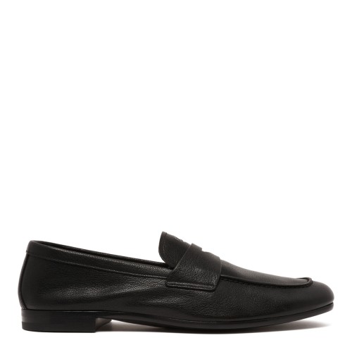 Black Leather Loafers