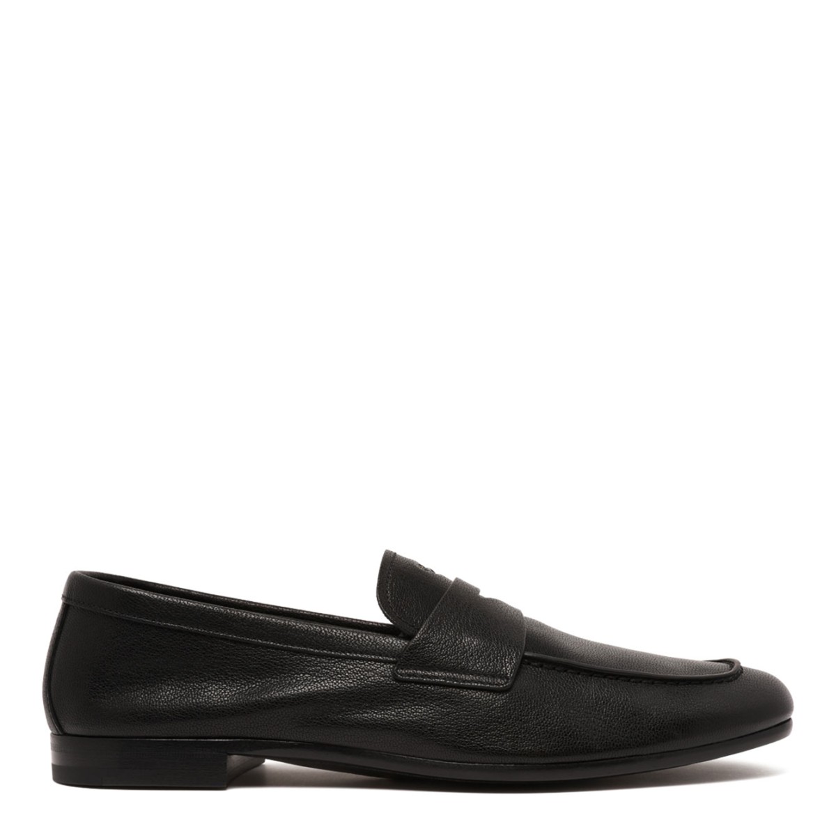 Black Leather Loafers
