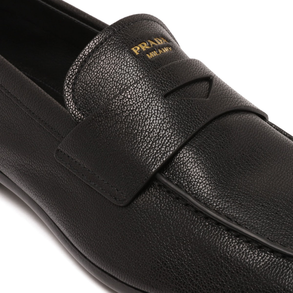 Black Leather Loafers