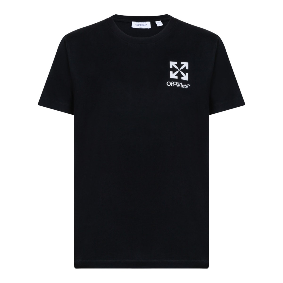 Black Heraldic Arrow Cotton T-Shirt