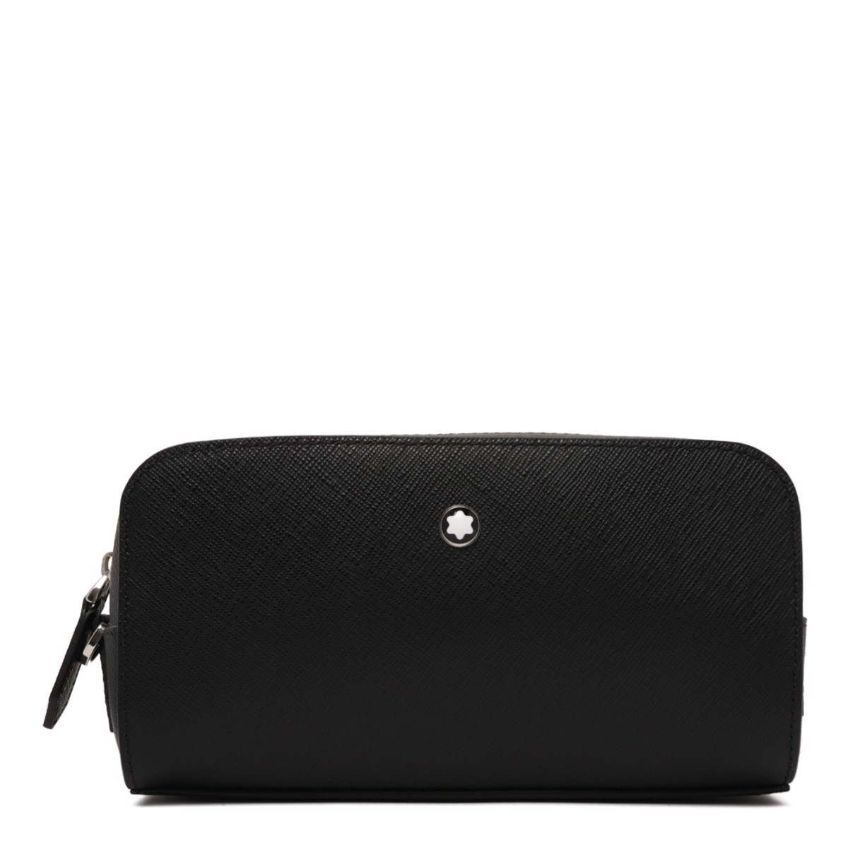 Black Sartorial Leather Pouch