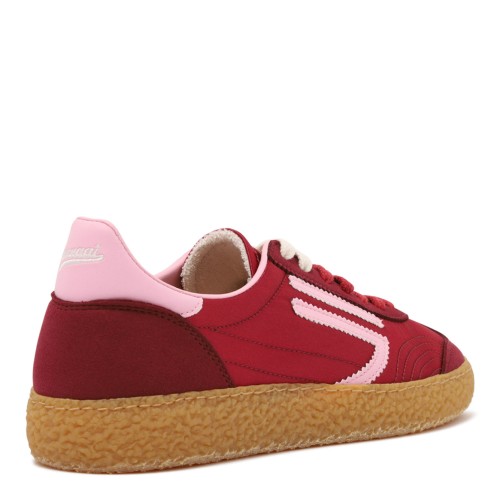 Cherry Juice Low-Top Sneaker In Recycled Materials