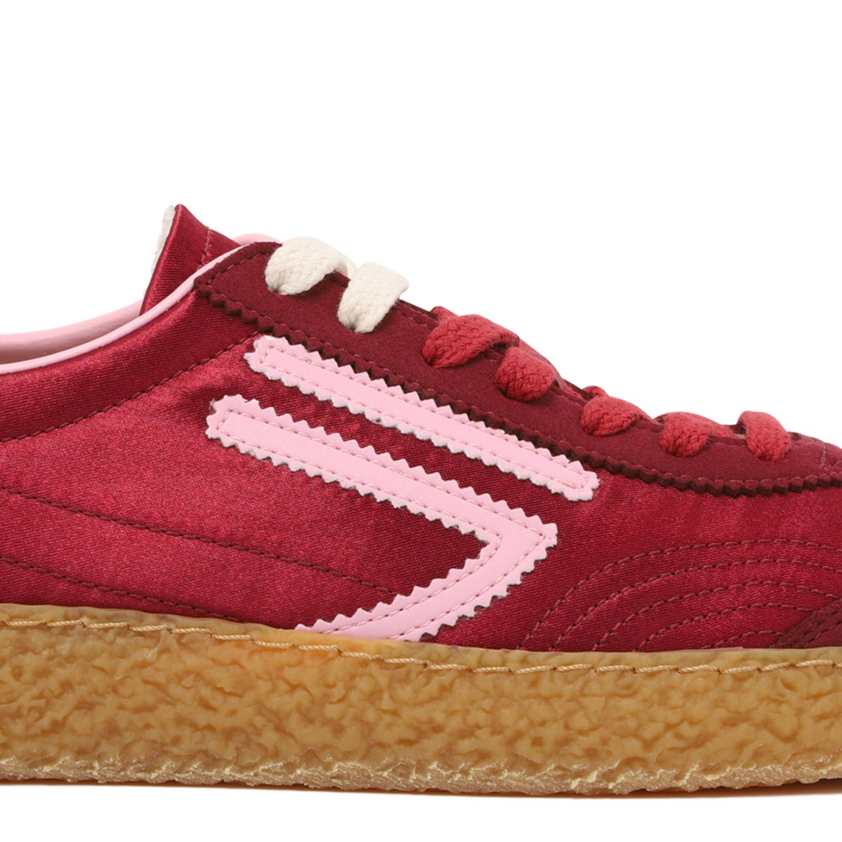 Cherry Juice Low-Top Sneaker In Recycled Materials