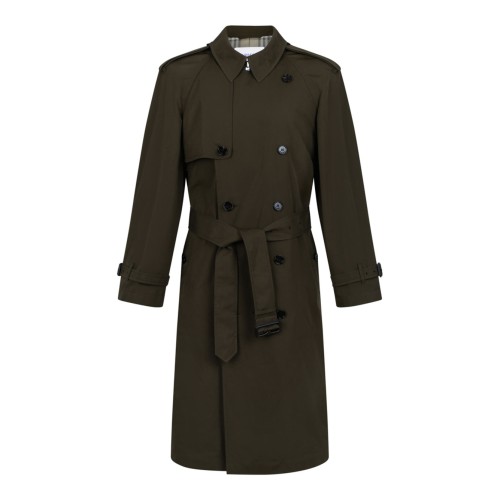 Marsh Kensington Trench Coat In Cotton Gabardine