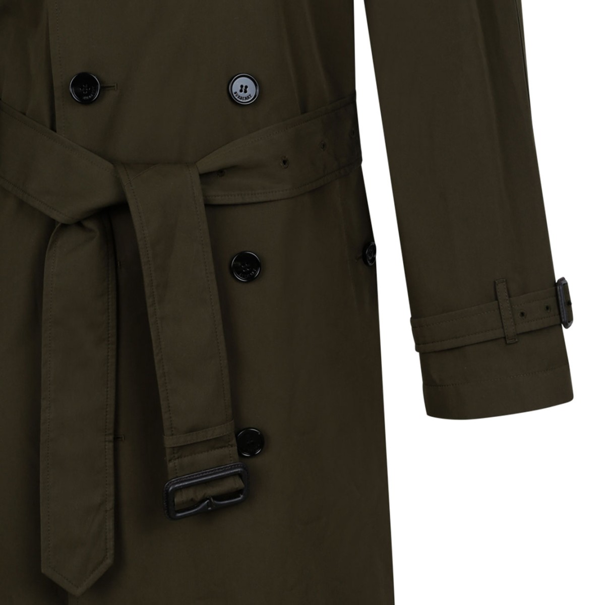 Marsh Kensington Trench Coat In Cotton Gabardine