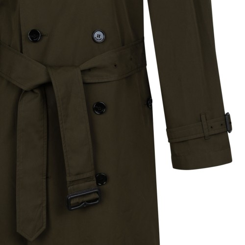 Marsh Kensington Trench Coat In Cotton Gabardine